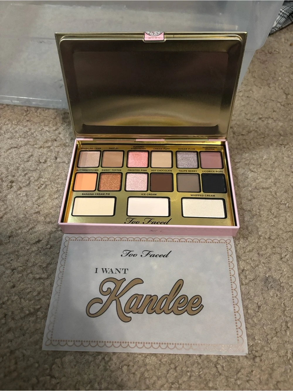 Too Faced I Want Kandee Eyeshadow Palette - Pink & Gold